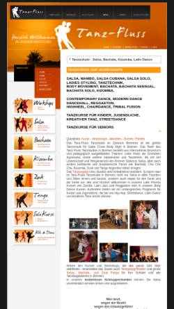 Vorschau der mobilen Webseite www.salsaintouch.de, Salsa in Touch - Dance Studio