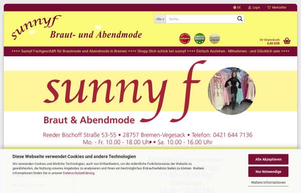 Vorschau von www.sunnyf.de, Sunnyf - Sonja Flessner