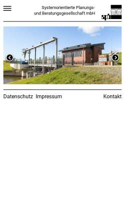 Vorschau der mobilen Webseite www.spb-bremen.de, Systemorientierte Planungs- und Beratungsgesellschaft mbH