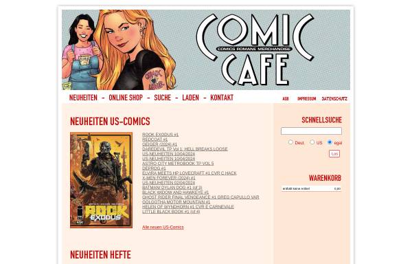 Vorschau von www.comiccafe.de, Comic Cafe