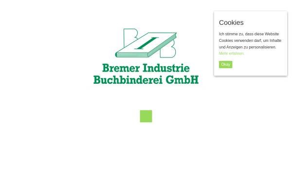 Vorschau von www.bibgmbh.de, Bremer Industrie Buchbinderei GmbH