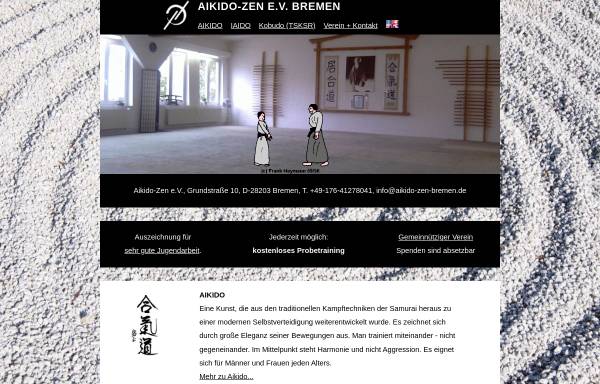 Vorschau von www.aikido-zen-bremen.de, Aikido Zen e.V.