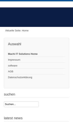 Vorschau der mobilen Webseite machi.de, Bernd Macheleidt GbR