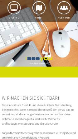 Vorschau der mobilen Webseite www.seeyou.de, Seeyou GmbH