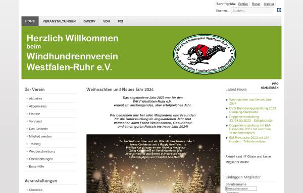Vorschau von www.wrv-westfalen-ruhr.de, WRV Westfalen-Ruhr e.V.