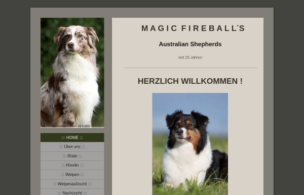Vorschau von www.fireball-australian-shepherds.de, Fireball