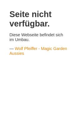 Vorschau der mobilen Webseite www.magic-garden-aussies.de, JJ's Magic Garden