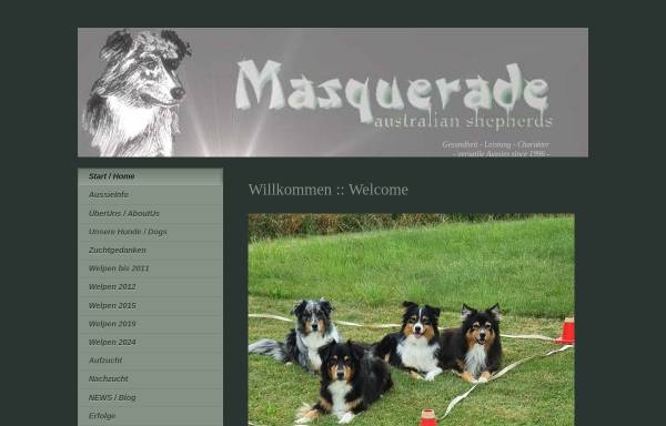 Vorschau von www.masqueradeaussies.de, Masquerade