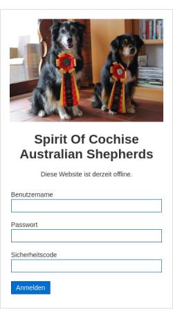 Vorschau der mobilen Webseite www.spirit-of-cochise.de, Spirit of Cochise