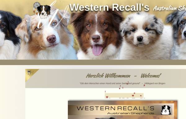 Vorschau von www.western-recall.com, Western Recall's