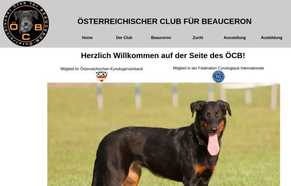 Vorschau von www.hunde.at, Österreichischer Club für Beauceron