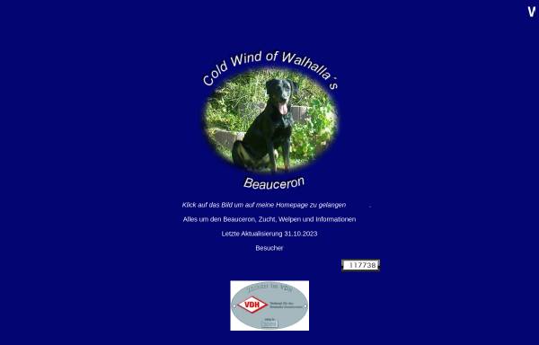 Cold Wind of Walhalla's Beauceron