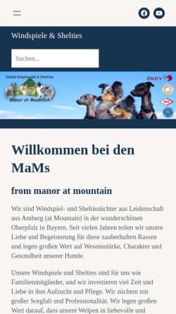 Vorschau der mobilen Webseite www.manoratmountain.de, From Manor at mountain