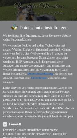 Vorschau der mobilen Webseite www.sheltieseite.de, Of Burning Mountain