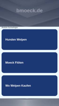 Vorschau der mobilen Webseite www.bmoeck.de, Von Albula