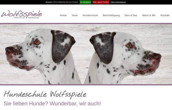 Vorschau von www.wolfsspiele.de, Wolfsspiele Birgit Kosthaus