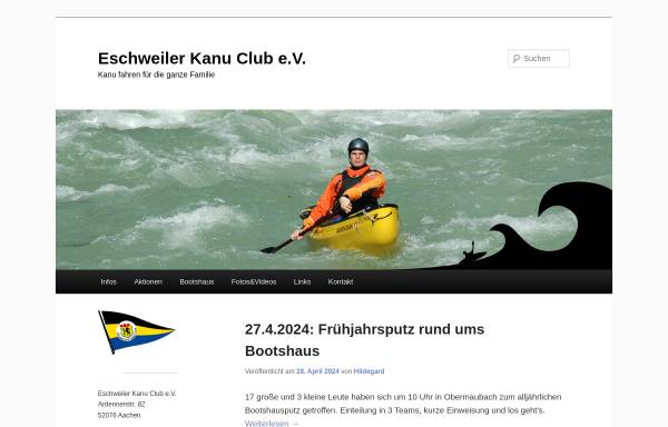 Vorschau von ekc-home.de, Eschweiler Kanu Club e.V.