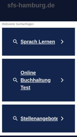 Vorschau der mobilen Webseite www.sfs-hamburg.de, Staatliche Fremdsprachenschule