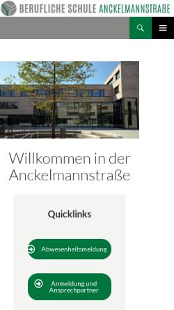 Vorschau der mobilen Webseite bs-alster.hamburg.de, Staatliche Handelsschule Holzdamm