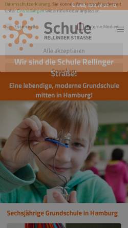Vorschau der mobilen Webseite www.schule-rellinger-strasse.de, Schule Rellinger Straße