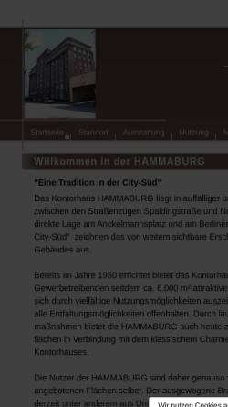 Vorschau der mobilen Webseite www.hammaburg.info, Gebäudeportal Hammaburg