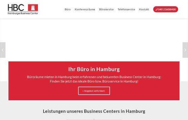 Vorschau von www.hbcgmbh.de, Hamburger Business Center