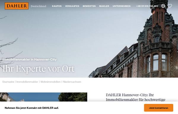 Vorschau von www.dahlercompany.com, DAHLER & COMPANY - Hannover City