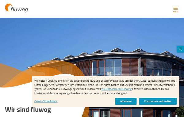 Vorschau von www.fluwog.de, Baugenossenschaft Fluwog-Nordmark eG