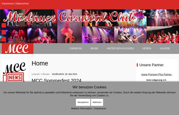 Vorschau von www.mcc-ober-moerlen.de, Mörlauer Carneval Club