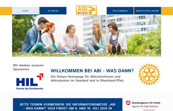 Vorschau von www.abi-was-dann.info, Abi - was dann?