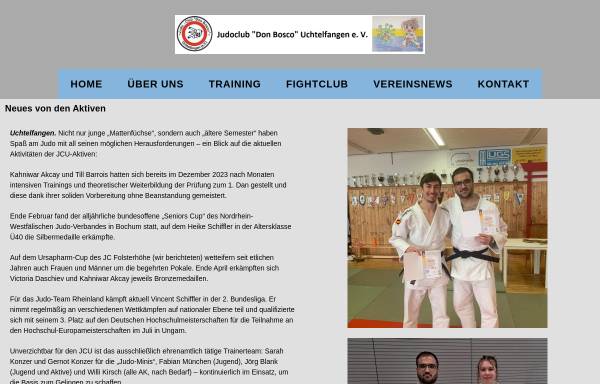 Vorschau von www.judo-uchtelfangen.de, JC Judoclub Don Bosco Uchtelfangen e.V.