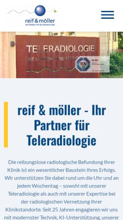 Vorschau der mobilen Webseite diagnostic-network-ag.de, Reif und Möller Diagnostic Network AG