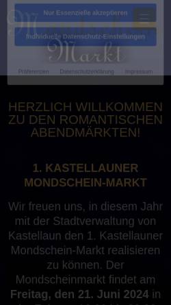Vorschau der mobilen Webseite www.mondscheinmarkt.de, Mondscheinmarkt GbR