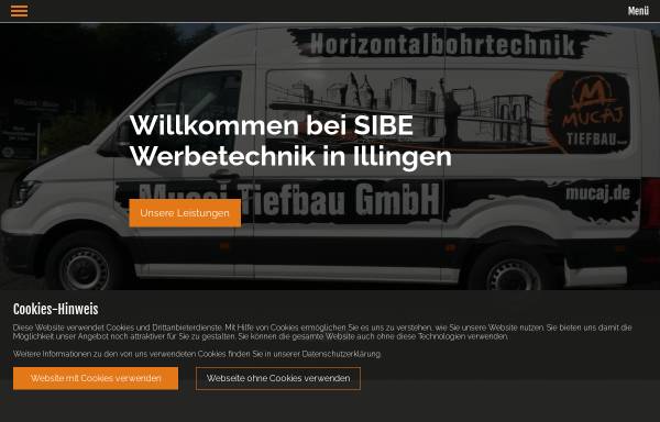 Vorschau von www.sibe.de, Sibe Werbetechnik
