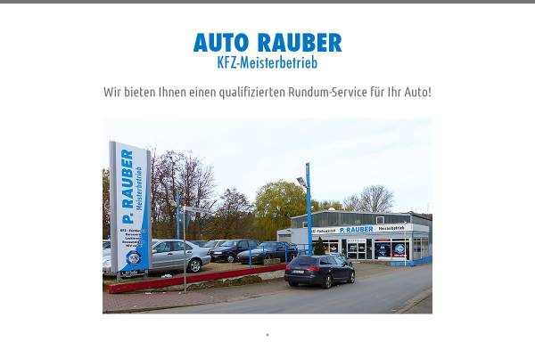 Vorschau von www.auto-rauber.de, Auto Rauber Peter Rauber