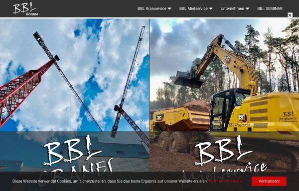 Vorschau von www.bbl-baumaschinen.de, BBL Baumaschinen Britz und Lenhard GmbH