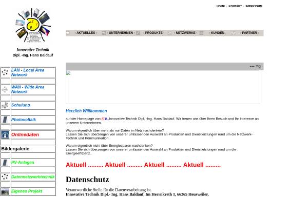 Vorschau von www.hbkomm.de, HBK Hans Baldauf Kommunikationstechnik
