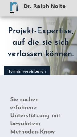 Vorschau der mobilen Webseite www.amp-s.de, Amps Advanced Marketing for professional Scuba Schools GmbH