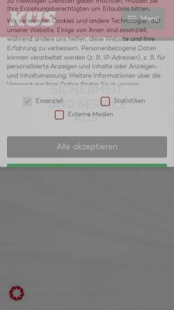 Vorschau der mobilen Webseite www.kues.de, KÜS Kraftfahrzeugüberwachungsorganisation freiberuflicher Kfz-Sachverständiger e.V.