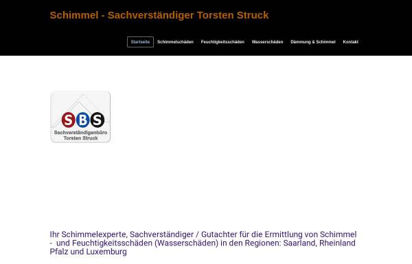 Vorschau von www.schimmelgutachter-struck.de, Sachverständigenbüro T. Struck