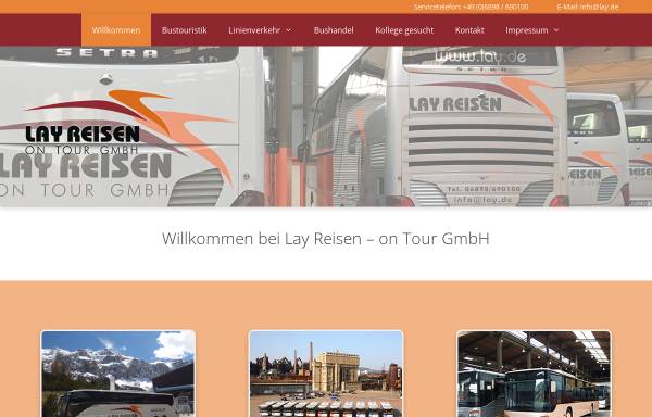 Vorschau von www.laybus.de, Lay Reisen on Tour GmbH