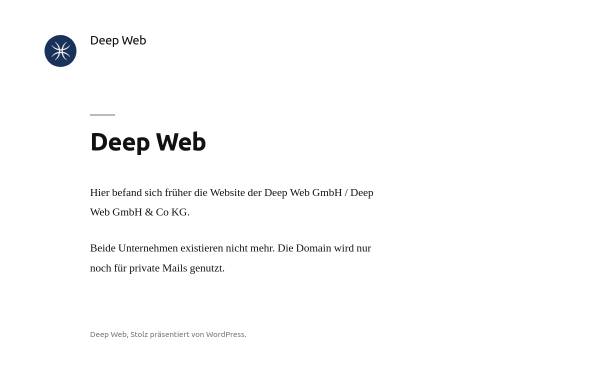 Vorschau von deepweb.de, Deepweb GmbH Göttelborn