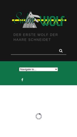 Vorschau der mobilen Webseite www.salon-wolf.de, Friseursalon Dietmar Wolf Landsweiler