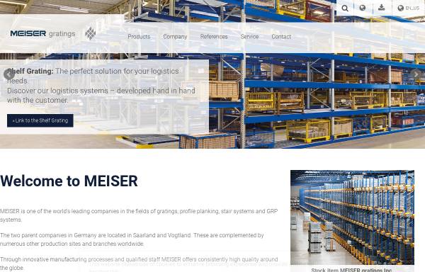 Vorschau von www.meiser.de, Gebrüder Meiser GmbH Limbach
