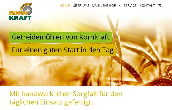 Vorschau von www.kornkraft.de, Kornkraft Getreidemühlen