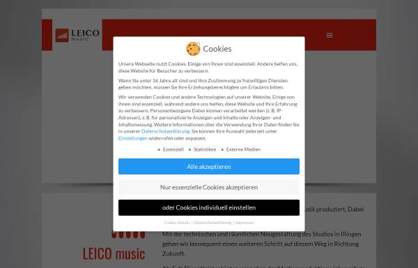Vorschau von www.leico.de, Leico Music