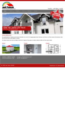 Vorschau der mobilen Webseite www.asthaus.com, Ast Haus GmbH