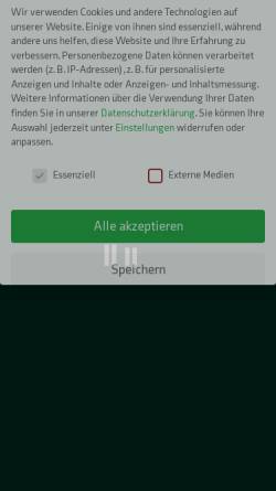Vorschau der mobilen Webseite www.wahlen-schabbach.de, Wahlen und Schabbach Elektroinstallations GmbH