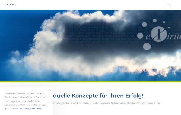 Vorschau von exirius-gmbh.de, EXirius IT Dienstleistungen GmbH