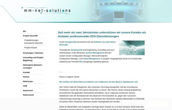 Vorschau von www.mm-net-solutions.de, Michael Maier Unternehmensberatung